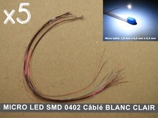 Pack 5pcs MICRO LED SMD 0402