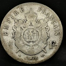1 FRANC 1868 BB STRASBOURG