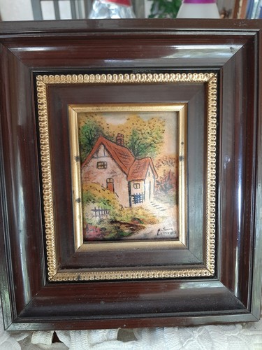Petit tableau émaux art - petit,