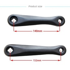 Bras de manivelle gauche vélo enfant 140mm 152mm alliage aluminium forgé pour
