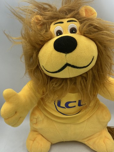 Peluche lion mascotte - lion, lcl