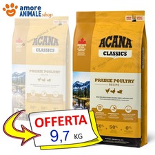 ACANA Chien Adult Prairie Poultry - 1/2 Sachet De 9,7 KG - Croquettes Chiens