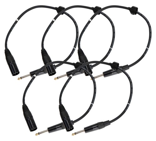 Câble xlr pin mâle vers - 5x,
