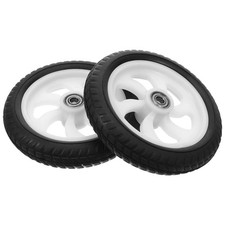  2 Pcs Roue De Caddie Courses Pneus Remplacement Pour Fauteuil Roulant