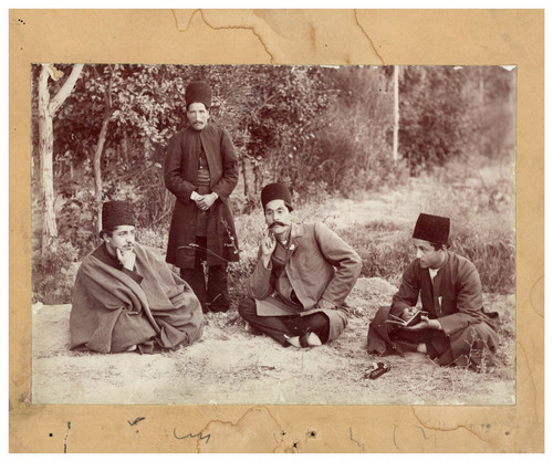 Qajar elite students - qajar,