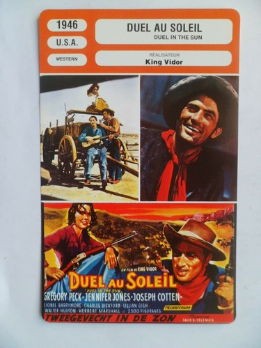 Carte fiche cinema - 1946, duel