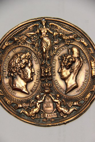 Médaille cuivre emboutie - médaille,