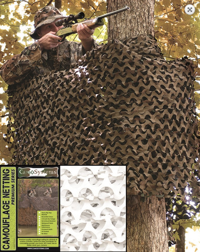 Filet camouflage m blanc - x, 3