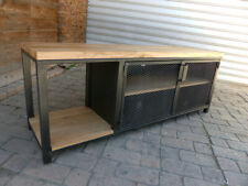  Meuble TV industriel chêne