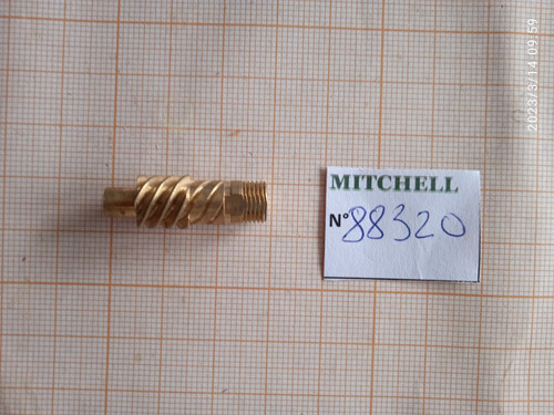 Pièce pignon axe - pièce, moulinet