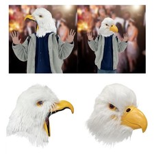 Masque de tête d'aigle à