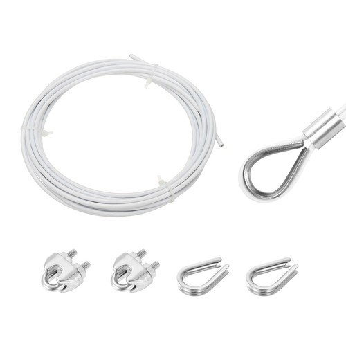 Câble acier inox 16ft - câble,