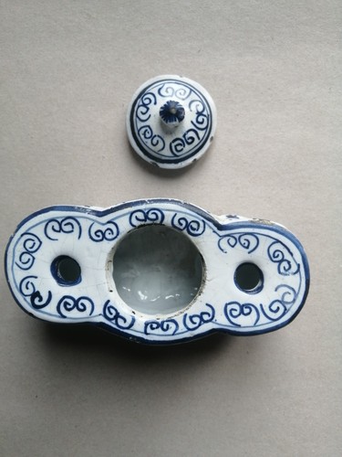 Petit encrier faience - un, en