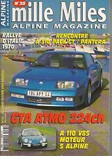 MILLE MILES 38 ALPINE GTA ATMO