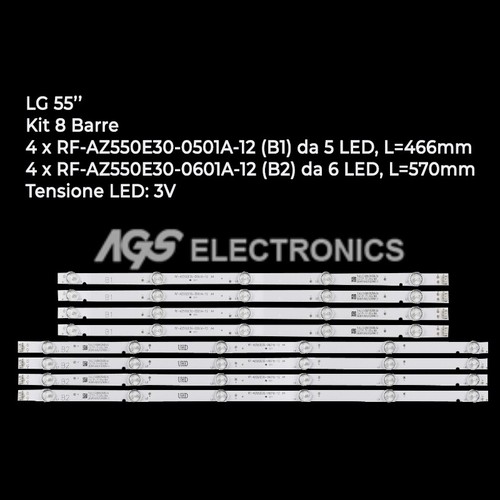 Kit barres strip led lg - led,