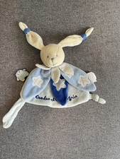 Doudou et Compagnie Lapin bleu