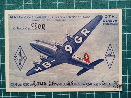 Br0527 carte radio - radio, amateur