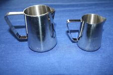 Crémier pot à lait en inox lot de 2 