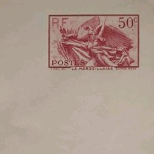 ENVELOPPE ENTIER POSTAUX LA