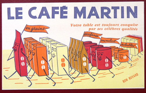 Buvard café martin - -,
