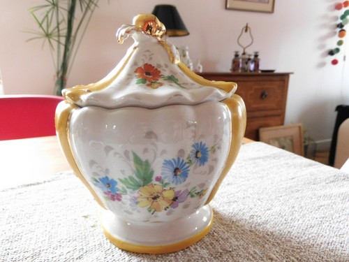 Sucrier ancien porcelaine - sucrier, en