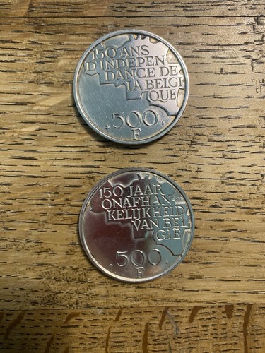 Belgique pièces 500 - 2,