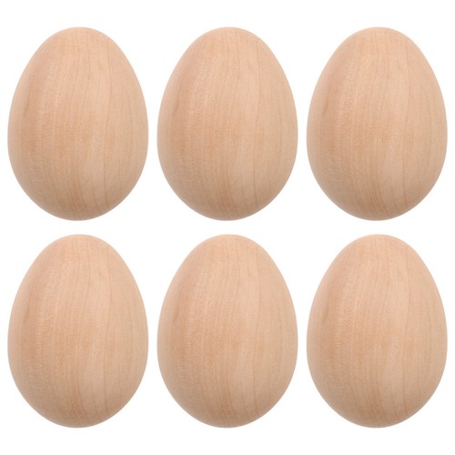 Pcs œufs bois de pâques - pcs, en