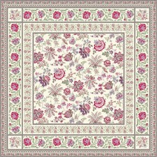 Nappe carrée jacquard