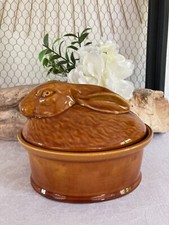 625⚜️ Terrine Ovale Lapin
