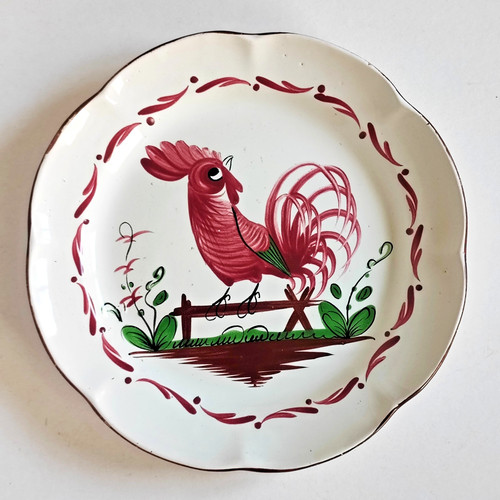 Assiette ancienne faïence - ancienne,