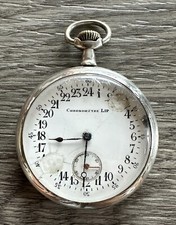 Montre ancienne Gousset chronomètre LIP 24 Heures - Boîtier Argent