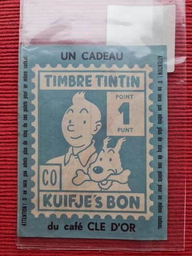 Timbre geant tintin pub - timbre,