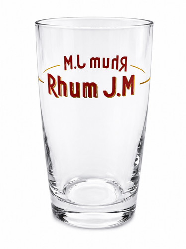 Verre publicitaire rhum - verre,
