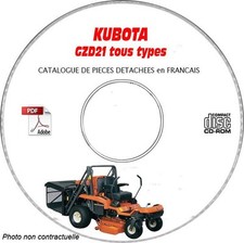 GZD 21 - Catalogue Pieces CDROM KUBOTA FR Expédition - --, Support - CD-ROM - D