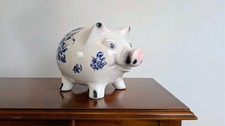 Grande tirelire cochon vintage