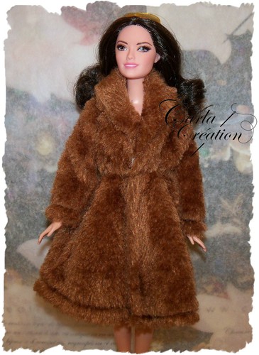 Manteau fourure marron - de,