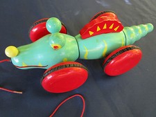 Jouet crocodile bois enfant