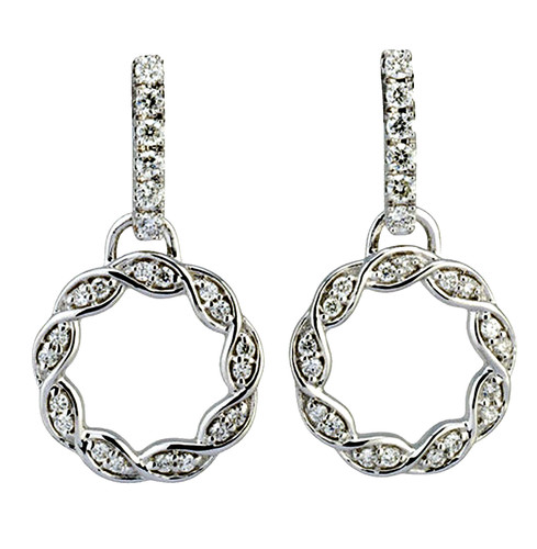 Boucles oreilles diamant - boucles,