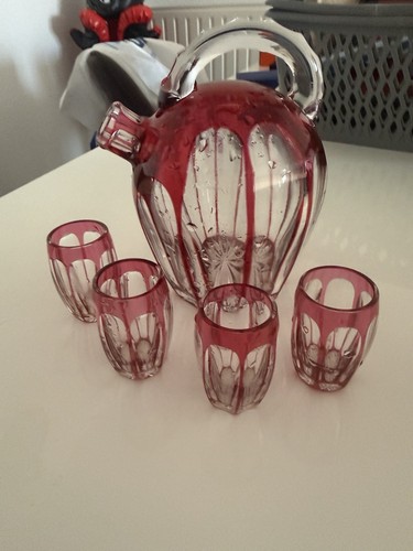 Carafe pichet verre taillé - carafe/pichet,