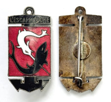INSIGNE MARINE FRÉGATE L'ESCARMOUCHE - ARTHUS BERTRAND PARIS