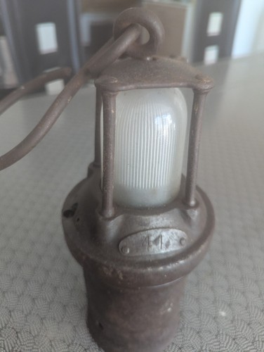 Ancienne lampe mineur - ancienne, de