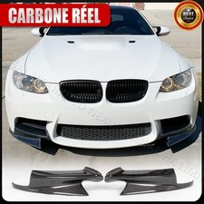 Pour 2007-2013 BMW E90 E92 E93 M3 CARBONE Pare-Choc Avant Volets Lèvre Spoiler