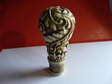 pommeau milord ancien sculpté 18 th 19 th canne collection cane canna collezione