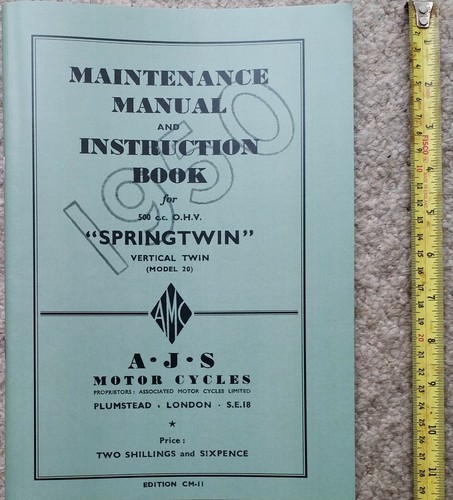 Ajs springtwin model manuel - model, 20