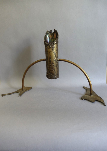 Vase contemporain métal - contemporain,