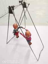 ancien jouet en tôle balançoire manège ultra rare INTROUVABLE!! 