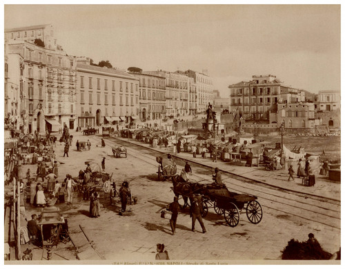 Italie napoli strada - napoli,, santa