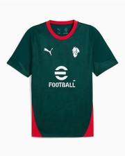  Ac Milan Puma Maillot Entreinment Training Shirt Vert Polyester DryCell 2025 2
