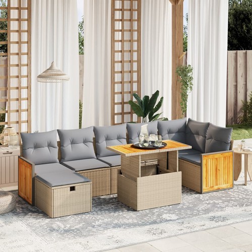 Salon jardin avec coussins - de,