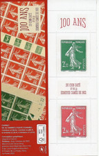 CARNET BC 1530 NEUF 100 ANS DE LA SEMEUSE CAMEE ET DU COIN DATE - CARNET DE 2022